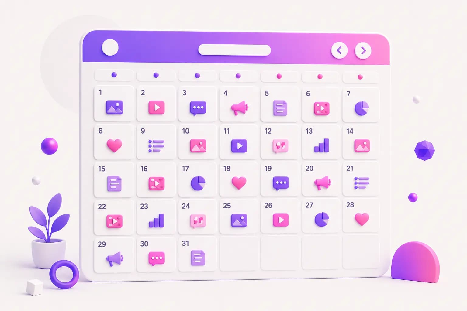 The 30 Day Content Calendar